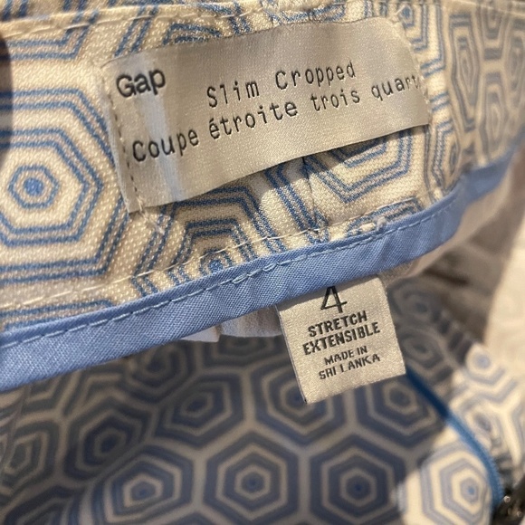 Slim Cropped Printed Pant 💙 - Picture 9 of 10